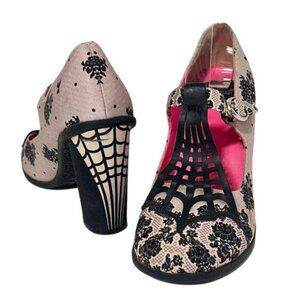 Hot Chocolate Design Spider Mary Jane Heels – Gothic Whimsygoth – EU 38